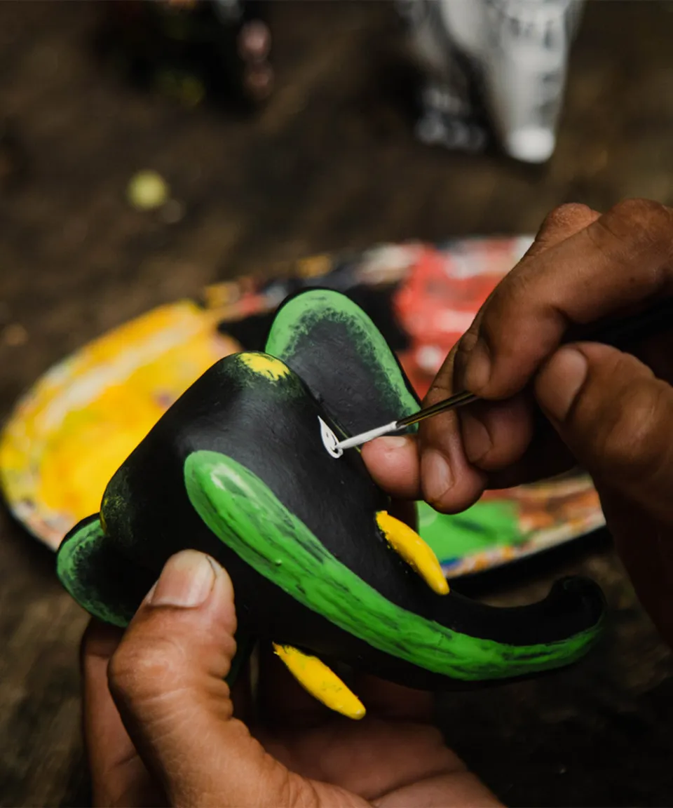 Elephant Mask Painting — gallery photograph 2