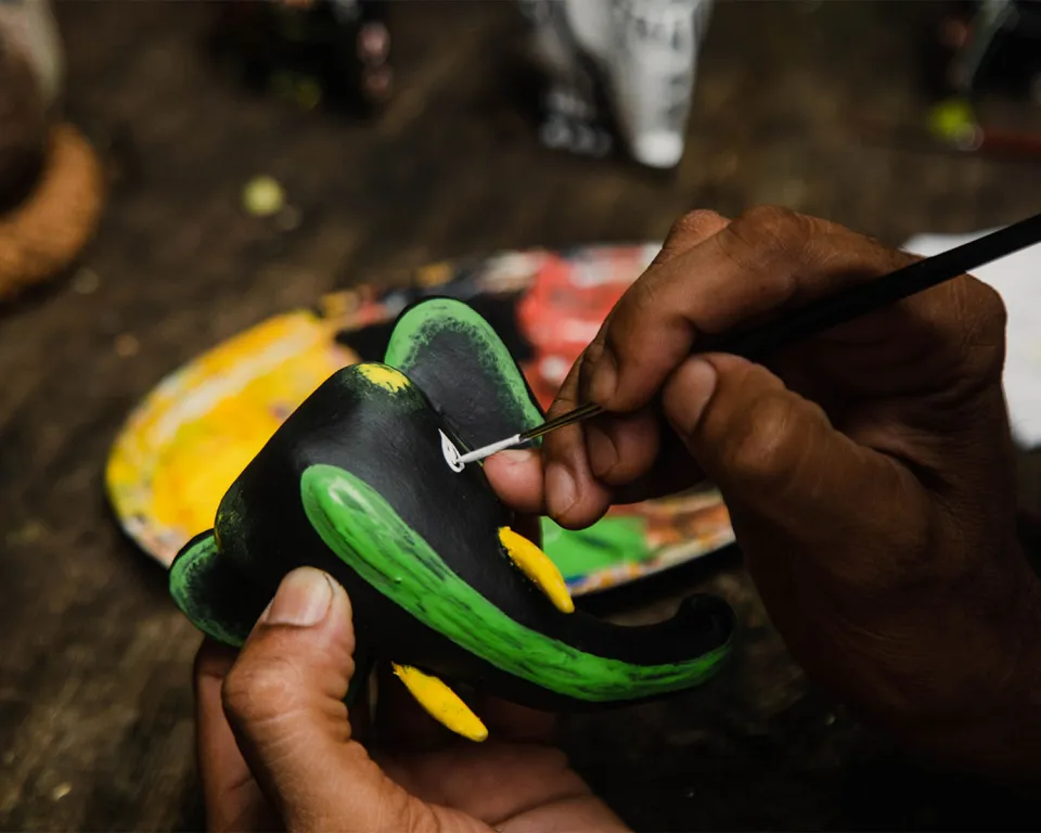 Elephant Mask Painting — gallery photograph 4