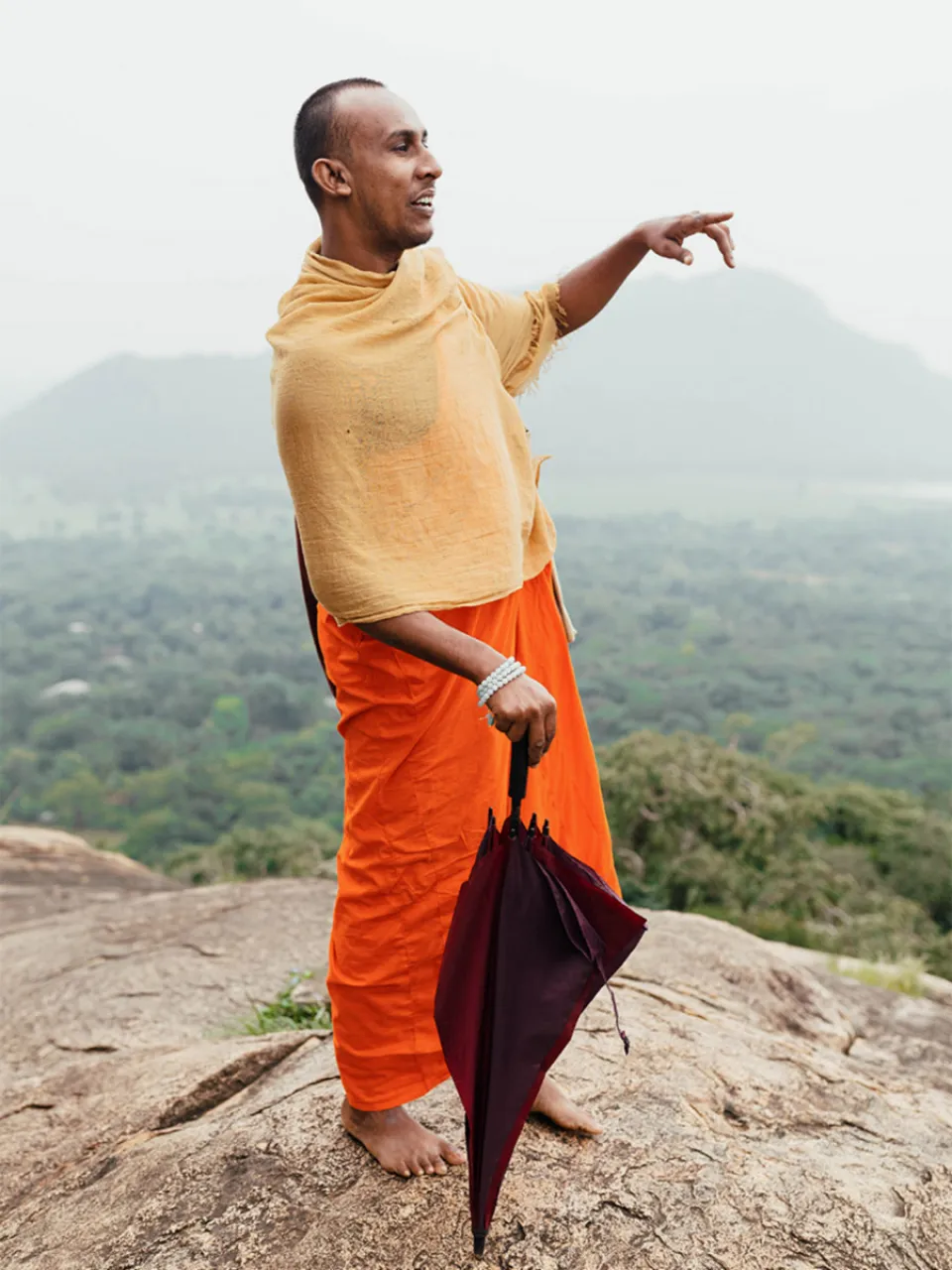 Hermit Monk Mihintale — gallery photograph