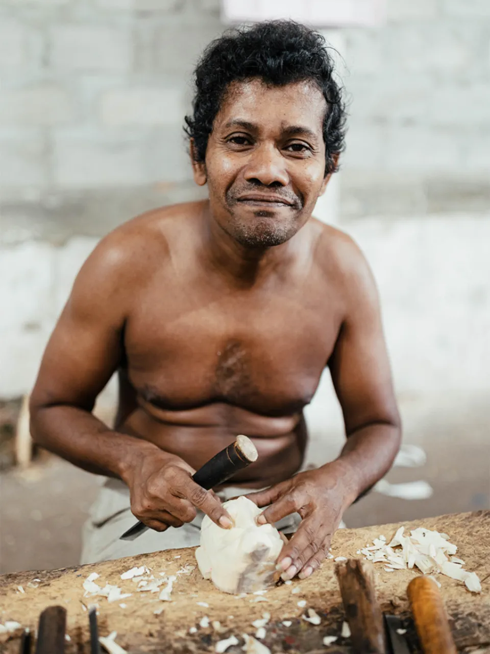 Traditional Mask Making - Memorable travel experience photo