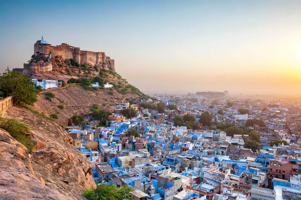 The Blue City on Classic Rajasthan