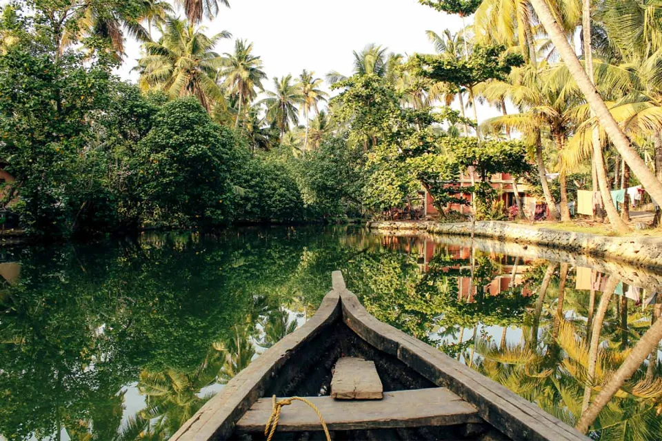 A cultural cycle ride on Family Trip to Kerala with Little Ones