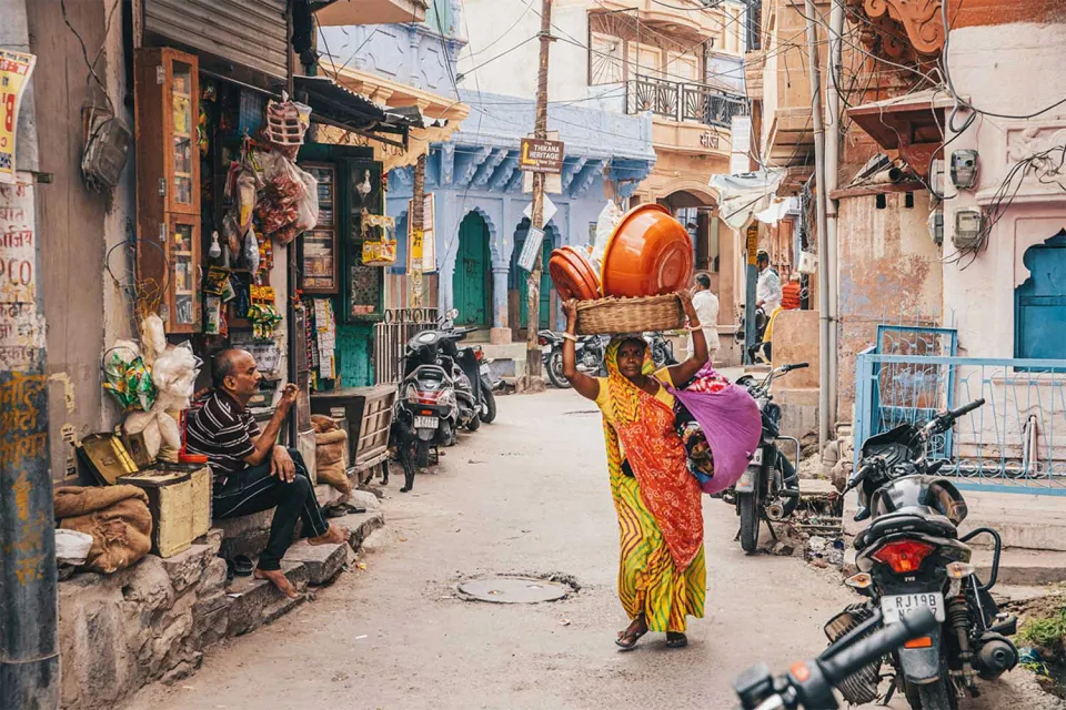 The blue city on Simply Rajasthan
