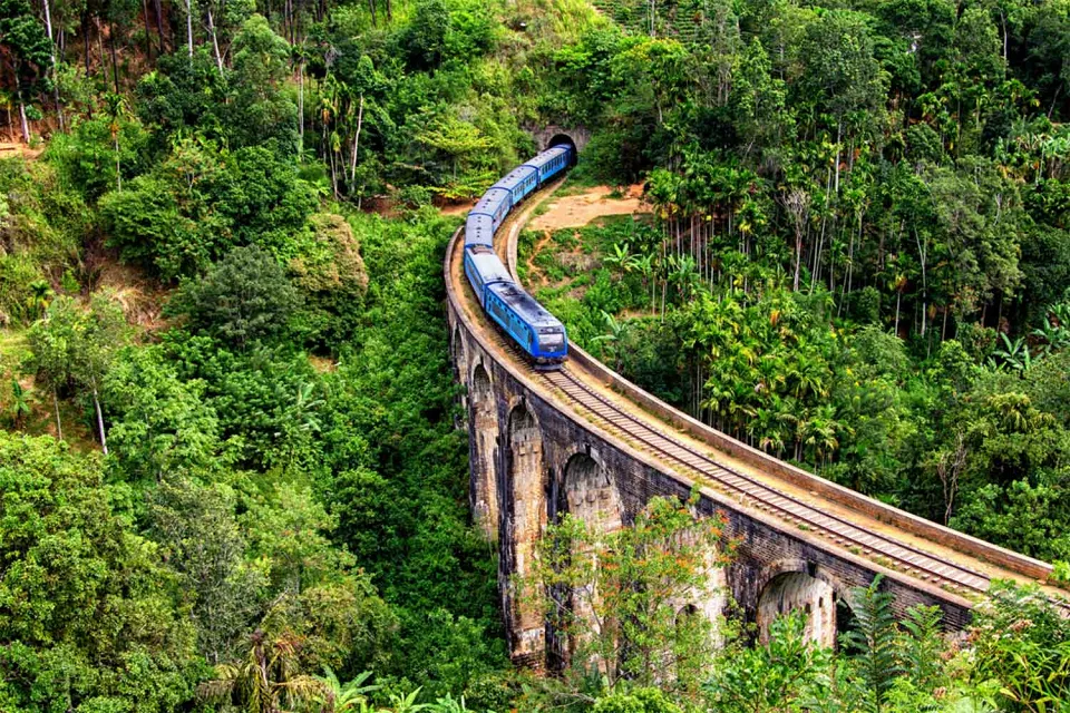 Rail routes on Boutique Sri Lanka