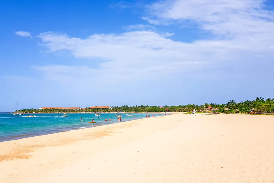 Pearlescent sands on Sri Lanka East Coast Tour
