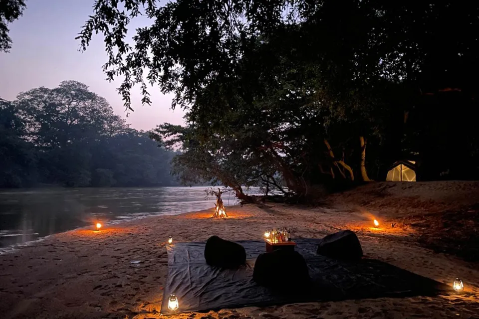 River refreshes on Wildlife of Sri Lanka