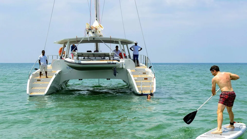 Whale Watching Catamaran Weligama — experience photograph
