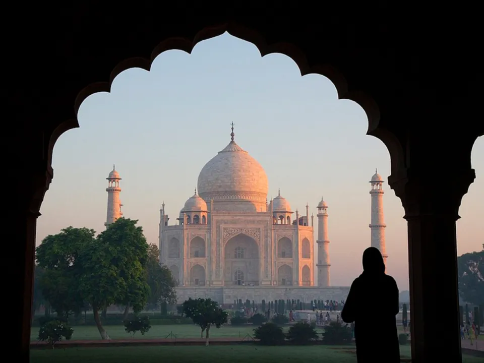 Taj Mahal At Sunset — experience photograph