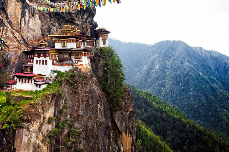 Iconic cliffside monastery on Classic Bhutan