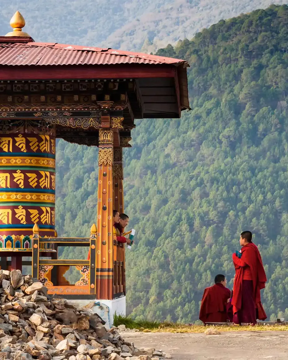 Bhutan travel scene 1