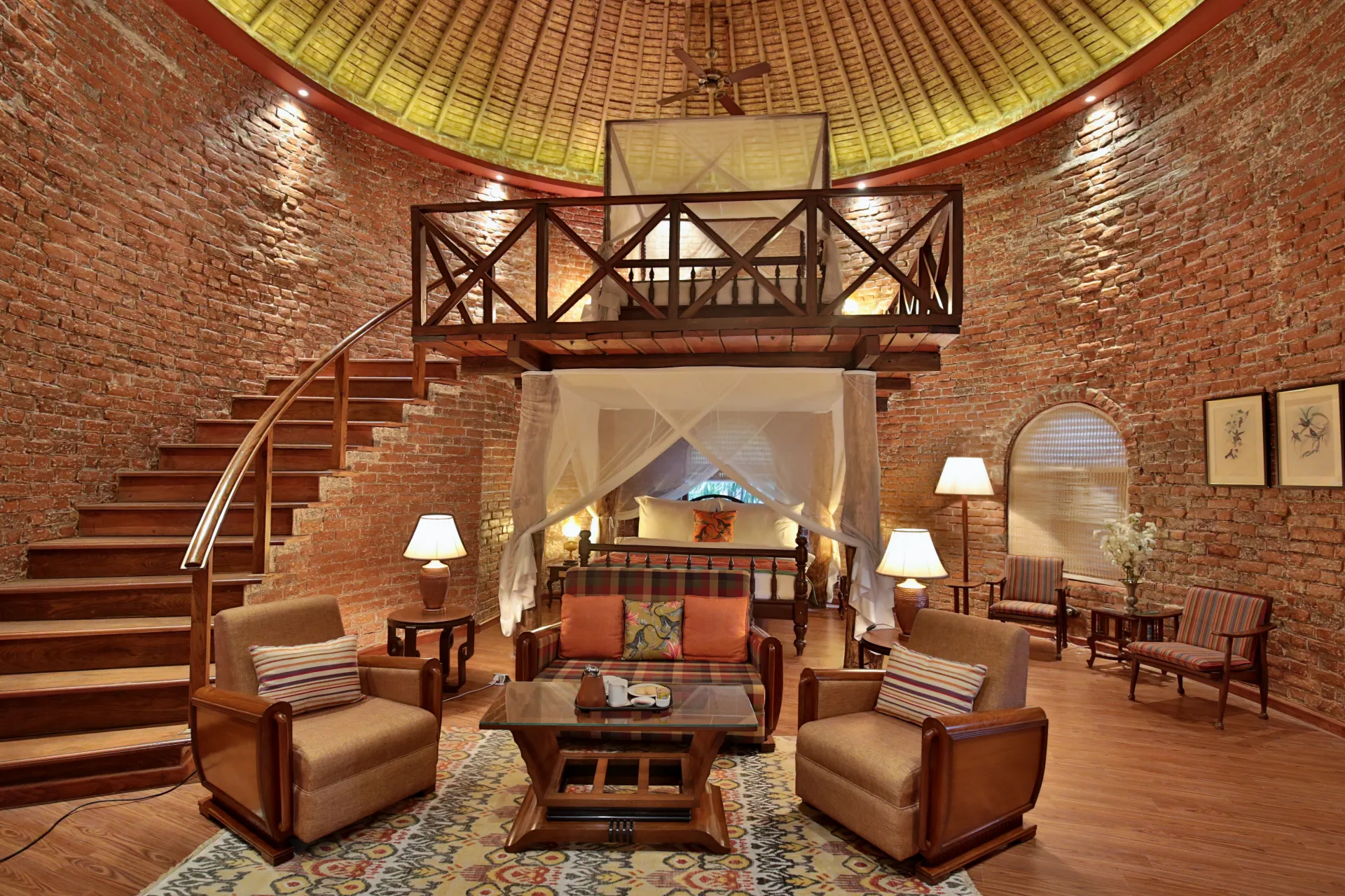 Junior suite bedroom at Jaagir Manor