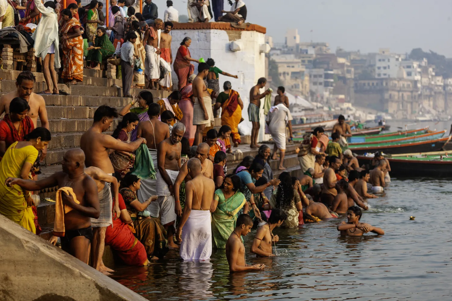 Sunrise on the ghats on Beyond the Taj: Uttar Pradesh
