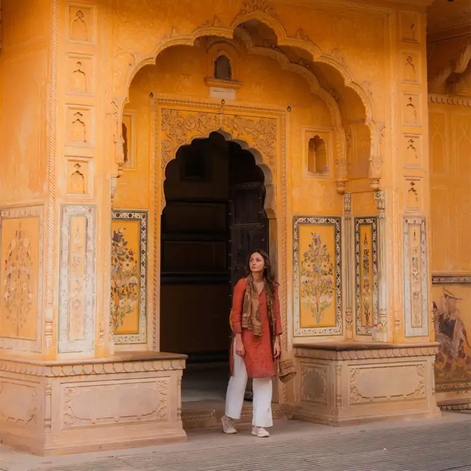 Solo traveller at a characterful heritage hotel in Rajasthan