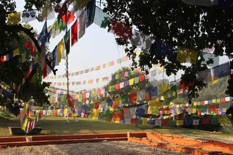 Nepal destination preview in the mobile menu